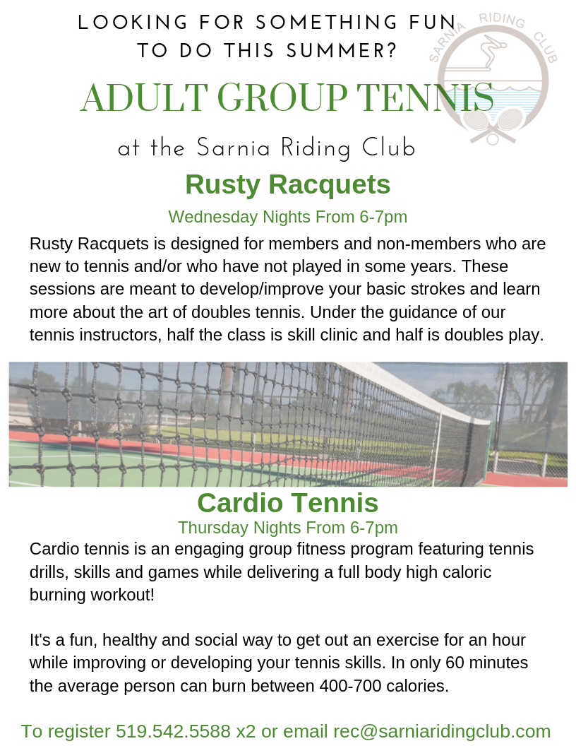Summer Adul tennis